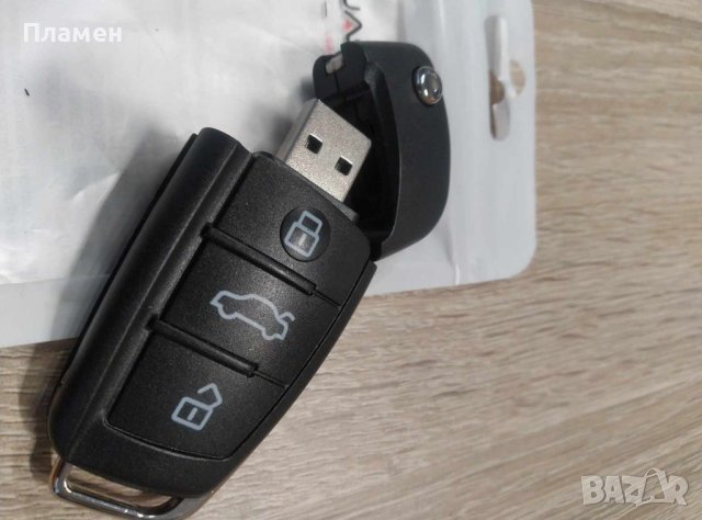 флашка с форма на авто ключ флаш памет USB 2.0  32 GB, , снимка 7 - USB Flash памети - 44383117