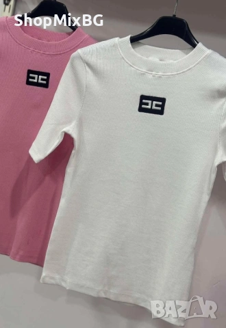 Рипс блузки с къс ръкав, снимка 3 - Блузи с дълъг ръкав и пуловери - 54150000