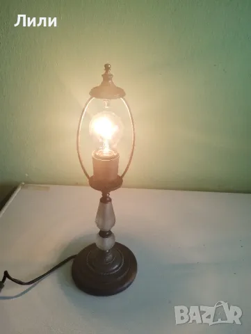 Ретро настолна нощна лампа , снимка 6 - Настолни лампи - 50152379