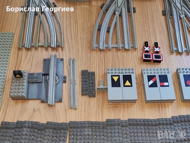 Лего части за комплект 7740 заедно с много релси 1980 г lego, снимка 11 - Конструктори - 42490076