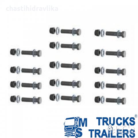 Монтажен комплект за долни конзоли HYVA M16Х60ММ - 16бр Q005