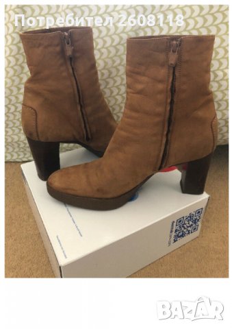 Tod's боти – мек велур, №40, снимка 4 - Дамски боти - 30306334