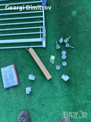 Детска предпазна ограда Hauck,метална бяла, снимка 3 - Други стоки за дома - 47815518