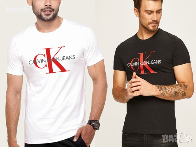  Мъжка тениска CALVIN KLEIN Принт Различни модели