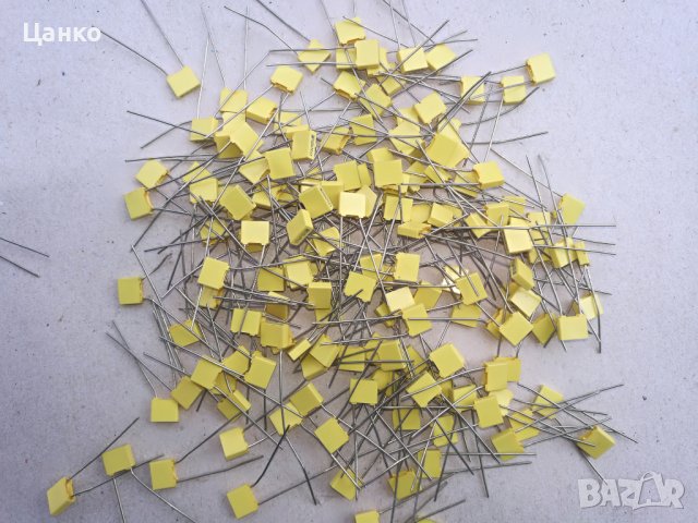 Продавам полиестерни кондензатори 1nF , 22nF , 47nF , 100nF, снимка 2 - Друга електроника - 36852056