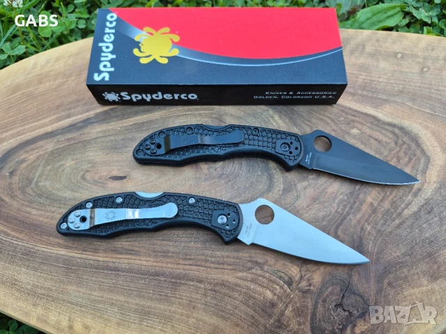 Сгъваем джобен нож Spyderco Delica 4,два цвята, снимка 2 - Ножове - 50466382