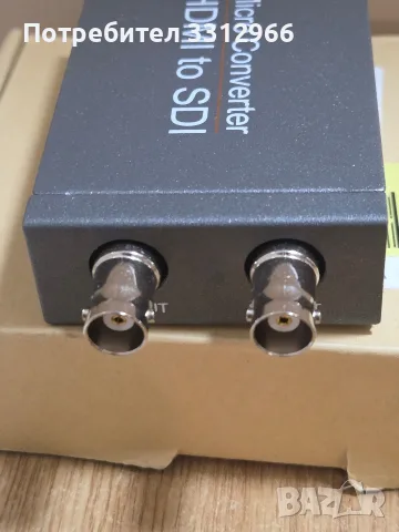 Микро видео конвертор от HDMI към SDI (Micro Converter HDMI to SDI), който служи за преобразуване , снимка 4 - Кабели и адаптери - 55892123