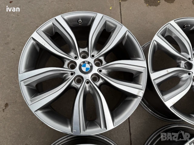 4 бр. оригинални алуминиеви джанти BMW 18 цола 5x112 , централен отвор 66.6, ET57, 8J, снимка 6 - Гуми и джанти - 50492035