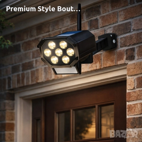 Соларна лампа камера BK-36 DRAGON 1200W - сензор за движение, снимка 3 - Камери - 53877536