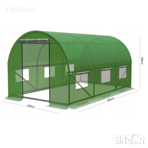 Компактна оранжерия - професионална защита и идеални условия за вашите култури - 3 х 2 х 2м
