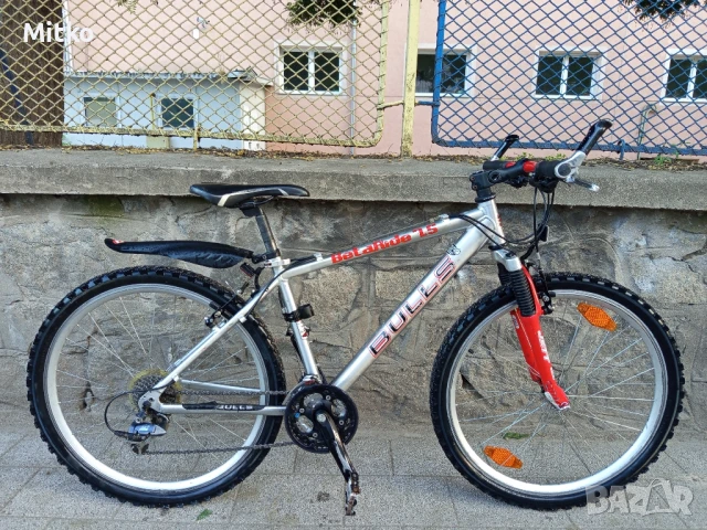 26 цола алуминиев велосипед с 21 скорости усилени капли амортисьори предни като нов , снимка 2 - Велосипеди - 50554532