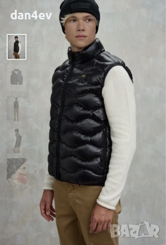 Елек Blauer.USA 'DANNY' черен, снимка 2 - Спортни дрехи, екипи - 54194029