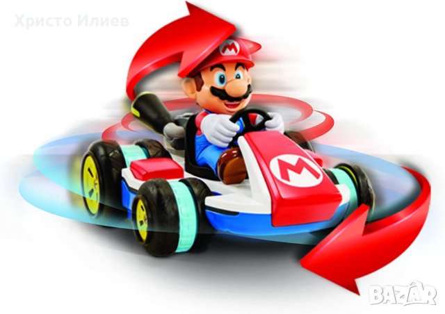 Nintendo Mario Kart 8 RC Супер Марио Кола с дистанционно, снимка 13 - Коли, камиони, мотори, писти - 39374921