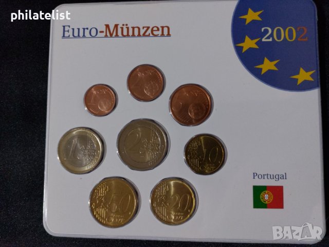 Португалия 2002 - Евро сет - комплектна серия от 1 цент до 2 евро, снимка 1 - Нумизматика и бонистика - 44297546