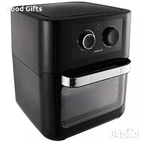 Фурна с горещ въздух Sokany AF-003, 10 литра, 1700 W, снимка 5 - Други - 38310011
