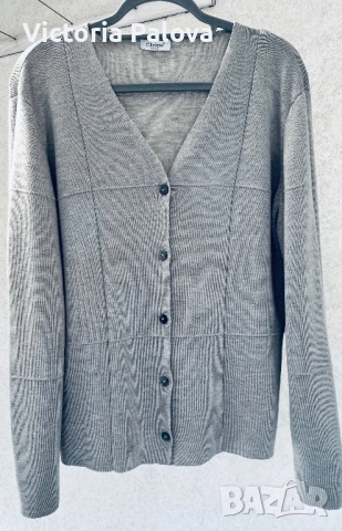 Стилна италианска жилетка нежен меринос, снимка 8 - Жилетки - 51632147