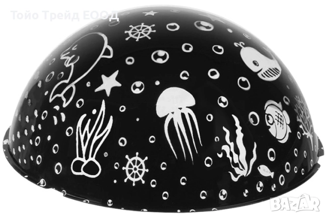 Нощна лампа с проектор, снимка 3 - Детски нощни лампи - 52671329