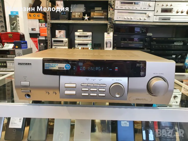 Ресийвър Kenwood KRF-V5030D Две по 80 вата на 4 ома. В отлично техническо и визуално състояние.