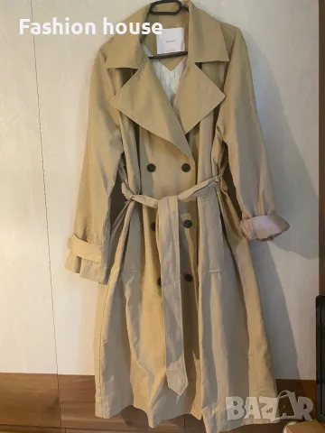 Дълаг шлифер/тренч Bershka
