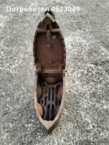 Стара ютия на жар, снимка 5 - Антикварни и старинни предмети - 52972117