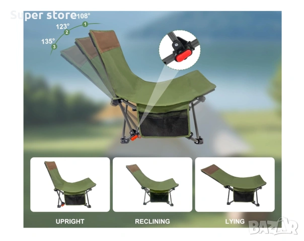 Сгъваем къмпинг стол, снимка 2 - Къмпинг мебели - 54114151