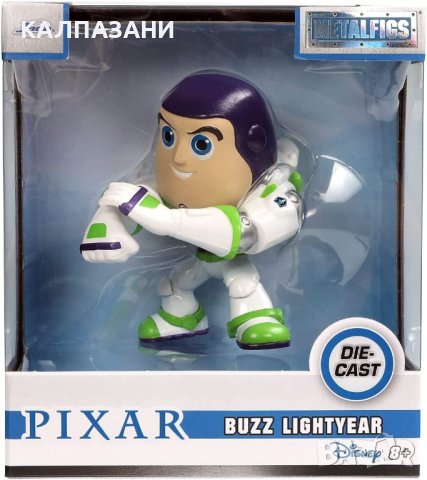 Метална фигурка Disney Pixar Buzz Jada 253151000, снимка 2 - Фигурки - 40287695