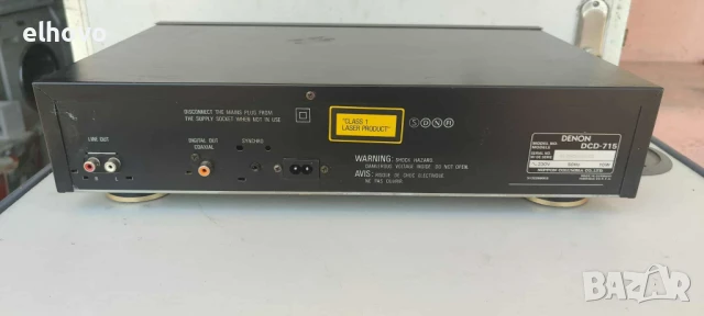 CD player Denon DCD-715, снимка 3 - Ресийвъри, усилватели, смесителни пултове - 50950046