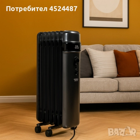 Маслен радиатор - Agadir, 1500 Smart WIFI, снимка 2 - Отоплителни печки - 51446666