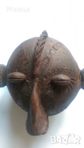 Африкански керамични маски, снимка 5 - Антикварни и старинни предмети - 30277991