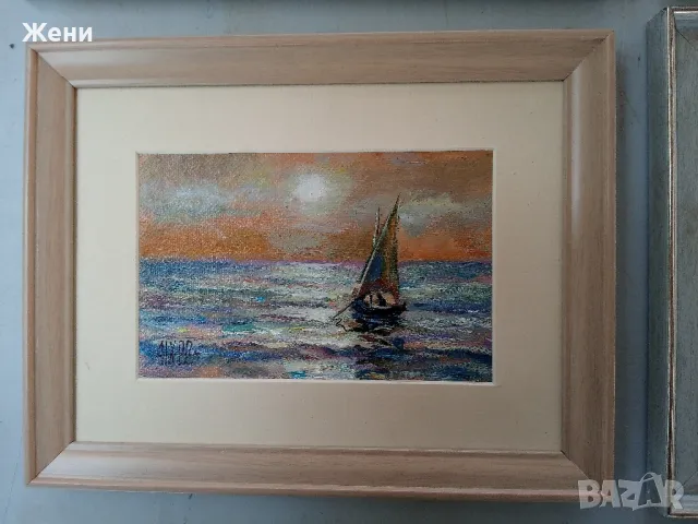 Малки маслени картини на Николай Ханзъров, снимка 5 - Картини - 47631641