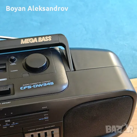 Двукасетъчен радиокасетофон Sony CFS-DW34S, снимка 9 - Радиокасетофони, транзистори - 55735754