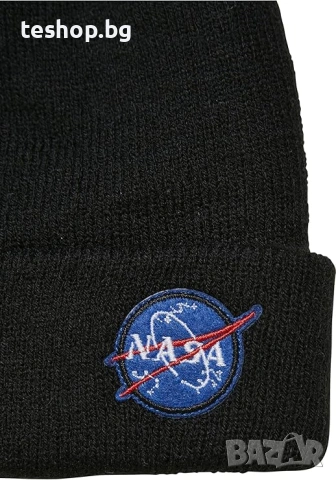 Детска шапка Mister Tee NASA Embroidery Beanie, снимка 3 - Шапки, шалове и ръкавици - 54021589