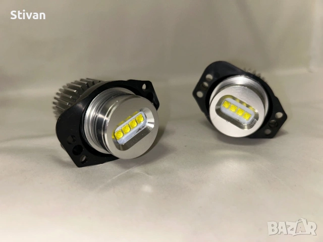LED Angel Eyes за BMW 3 Series E90 / E91 (халоген) – бели, без грешка 