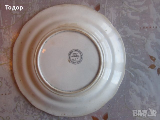 Уникална порцеланова чиния Порцелан 19 век номер 7, снимка 5 - Колекции - 38062682