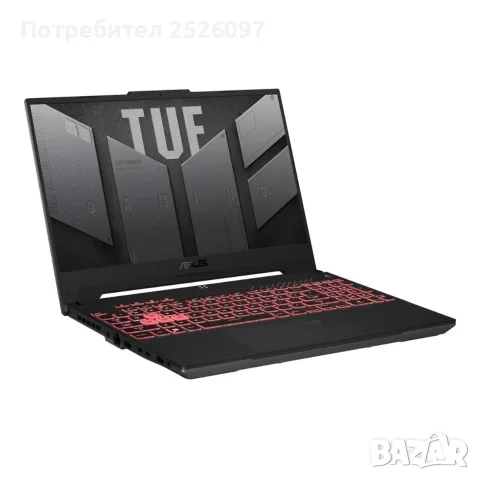 Гаранция ASUS TUF A15/144Hz/RTX 4050/Ryzen 7 7435HS/16GB DDR5/512GB NVMe/RGB