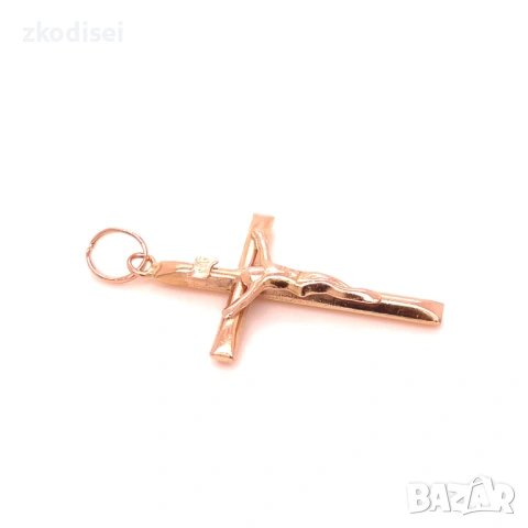 Златен медальон 2,43гр. 14кр. проба:585 модел:38855-1, снимка 2 - Колиета, медальони, синджири - 54228862