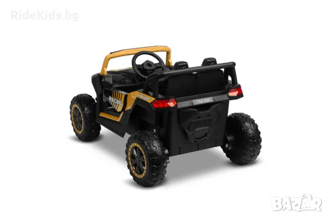 Офроуд акумулаторен автомобил AXEL – GOLD, 4x4, с дистанционно и LED, снимка 2 - Детски велосипеди, триколки и коли - 49977129