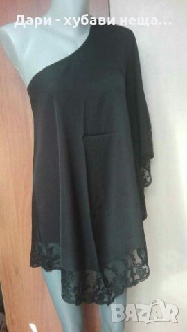 Туника "VERO MODA"с едно рамо и дантелен акцент🍀❤S,M❤🍀арт.4358, снимка 1