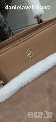 Дамска чанта Beverly Hills Polo Club КАМЕЛ, снимка 7 - Чанти - 52504938