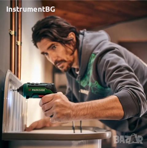 Акумулаторен винтоверт Parkside® PAS 4 C4 с 30 бита, USB зарядно устройство, снимка 2 - Винтоверти - 51814462