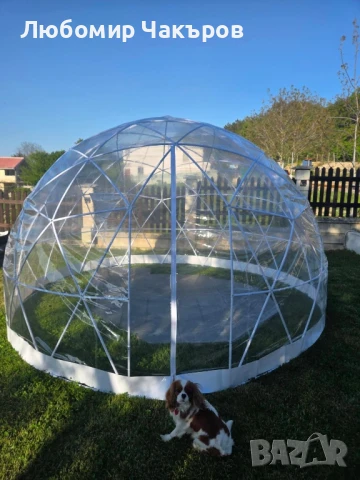 Шатра Купол - Покривало за Басейн, Джакузи или Тераса. Зимна Градина , снимка 11 - Градински мебели, декорация  - 45947830