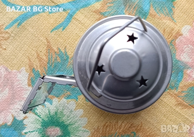 Декоративен метален фенер за свещ със стъклени панели. Нов., снимка 4 - Декорация за дома - 53939300