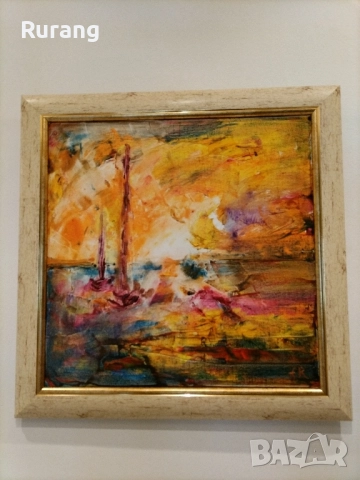 Авторска Маслена живопис,, Сезони ", снимка 6 - Картини - 52973643