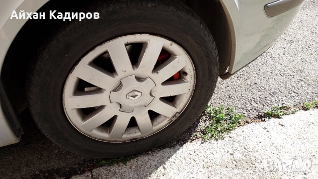 4бр алуминиеви джанти за рено лагуна 2 16 цола 5х108 с гуми 320лв.