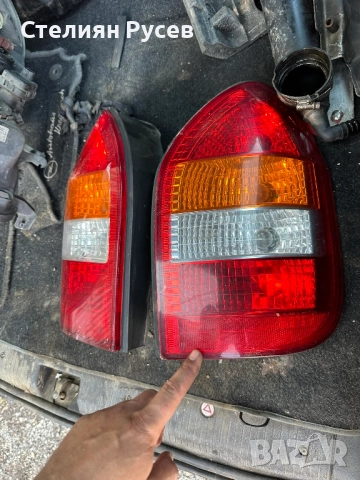 десен стоп за opel zafira a 1.6 101 к.с БЕНЗИН код на мотора X16XE20Z84045   -цена 20 лв само десния, снимка 3 - Части - 51975971