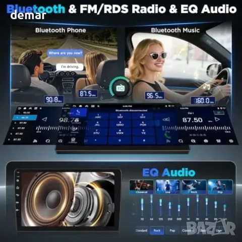 Автомултимедия Techschermo 4+64 GB за Ford Fiesta 2009–2014 с 9-инчов екран, снимка 6 - Аксесоари и консумативи - 55776129