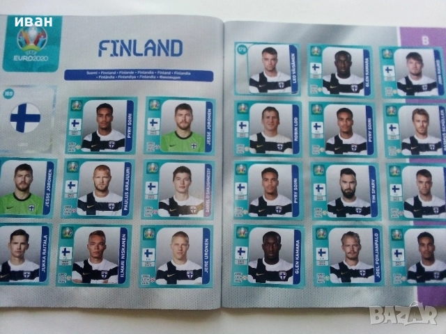 Албум със стикери "UEFA EURO 2020" PANINI, снимка 15 - Колекции - 52477470
