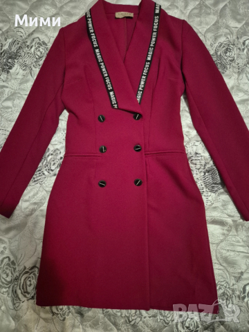 Дамска рокля сако, снимка 4 - Рокли - 32264322