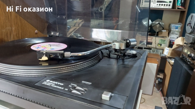 Грамофон SANYO TP 728, снимка 4 - Грамофони - 51877869