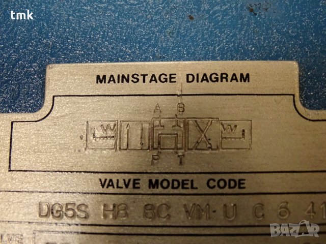 Хидравличен разпределител Vickers DG5S H8 8C VM-U C 6 41 , снимка 6 - Резервни части за машини - 31015140
